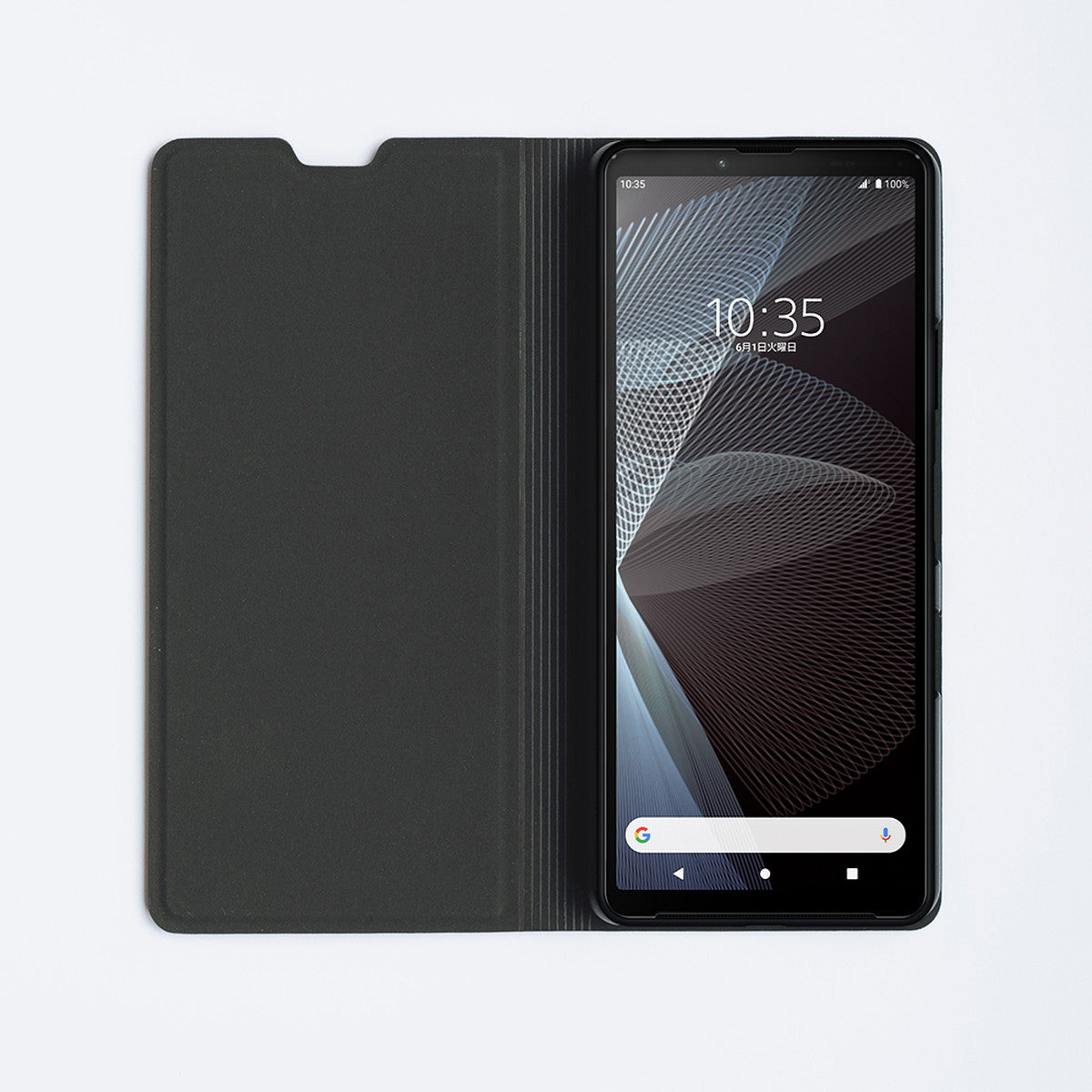 Xperia10IIIケース ROXFIT スリムウォレット 耐衝撃 ブラック