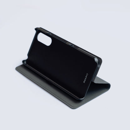 Xperia10IIIケース ROXFIT スリムウォレット 耐衝撃 ブラック