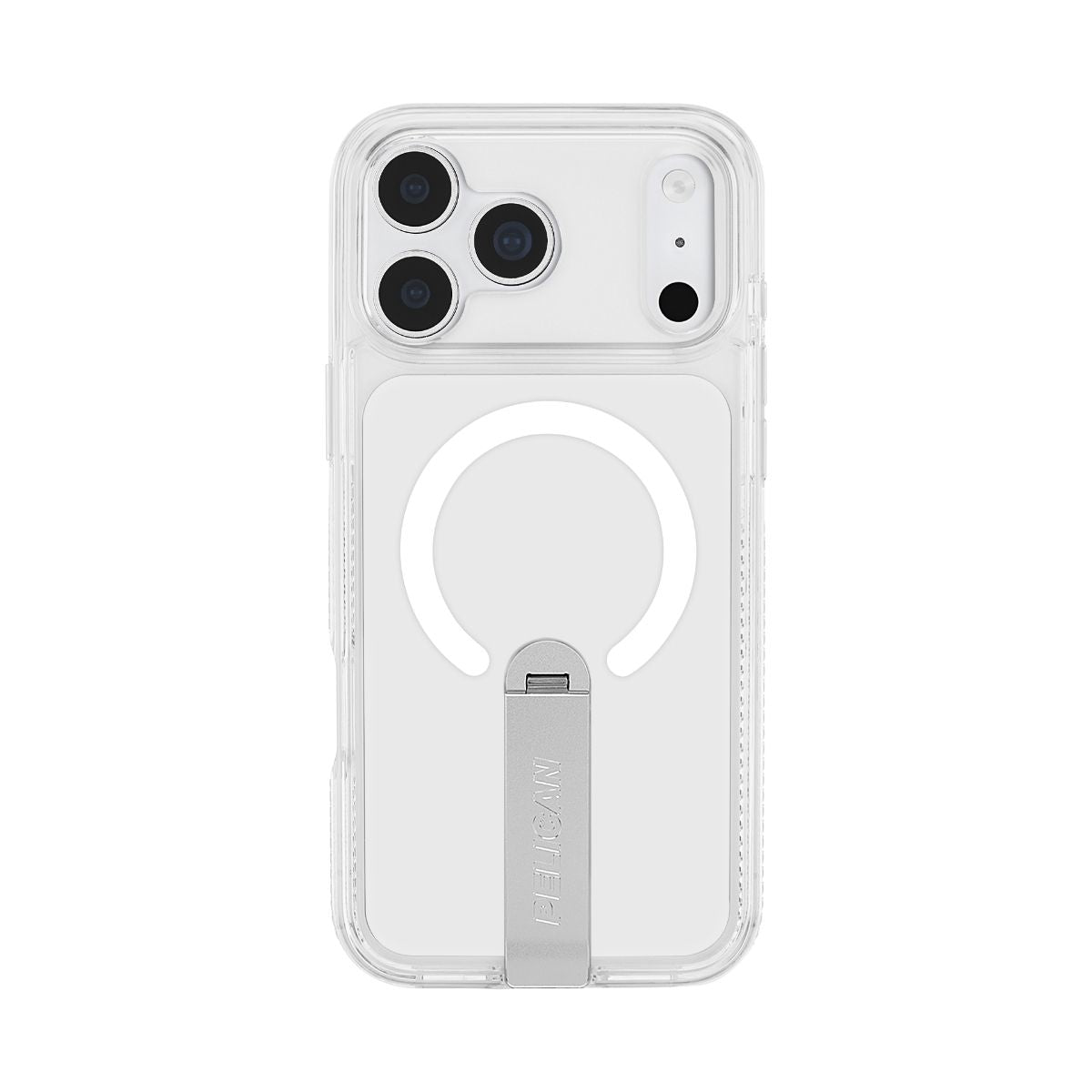 CASSETIFY ホワイト iPhone用ケースとスタンドのセット iPhone 18 Pro/17 Proケース Protector クリア スタンド付き