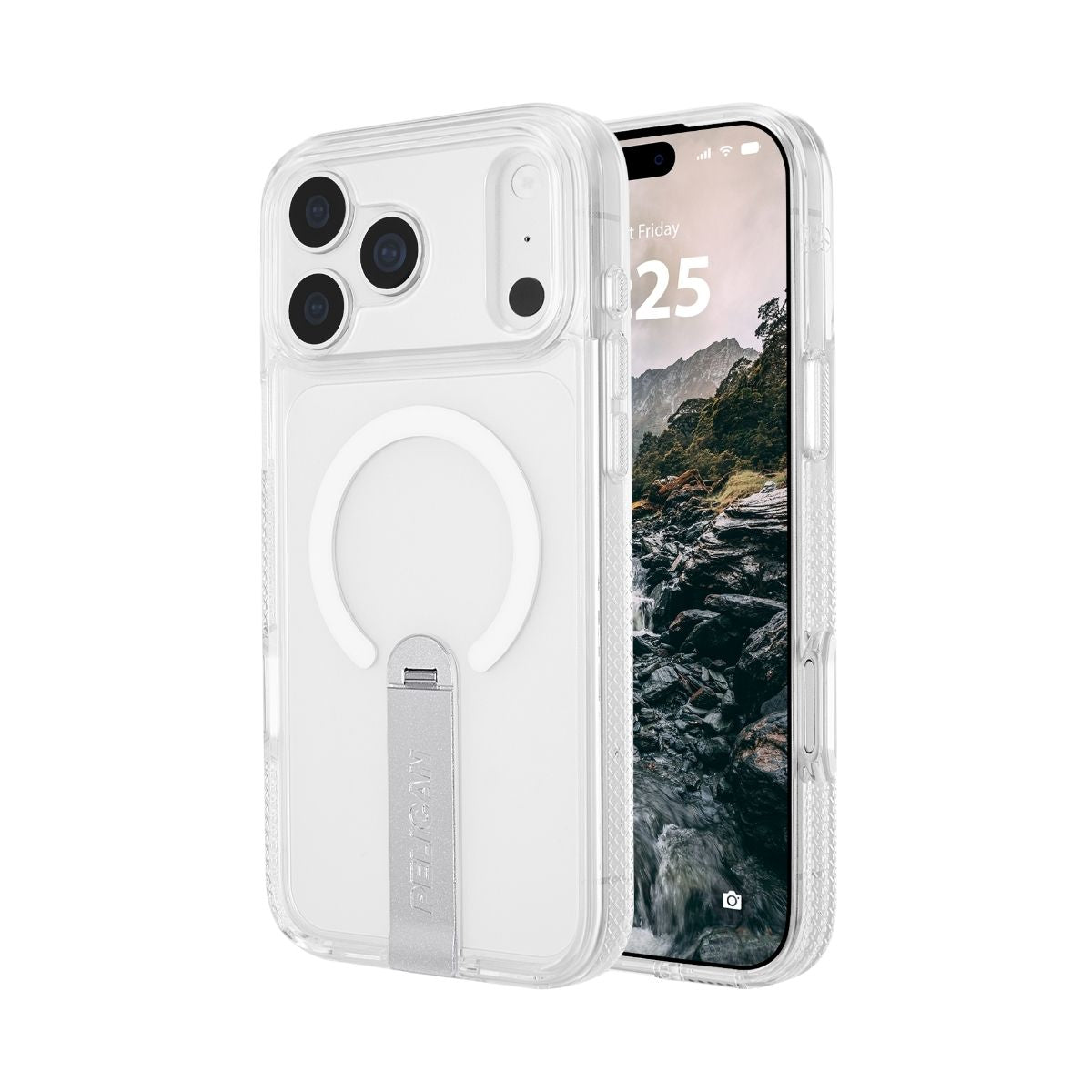 iPhone 18 Pro/17 Proケース Protector クリア スタンド付き
