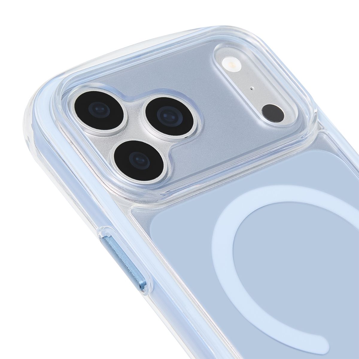 iPhone 18 Pro Max/17 Pro Maxケース Jelly Pop カロライナブルー