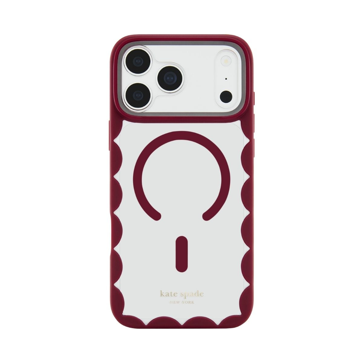 iPhone 18 Pro Max/17 Pro Maxケース Scallop チェリー MagSafe対応