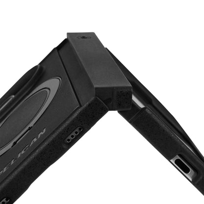 iPhone Duoケース Protector ブラック 360°スタンド付き