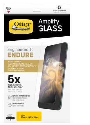 iPhone14Plusフィルム Amplify Glass Antimicrobial 抗菌性