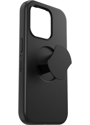 iPhone15Proケース OtterGrip Symmetry 耐衝撃 MILスペック グリップ付 MagSafe ブラック