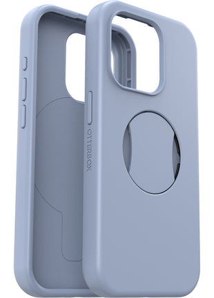 iPhone15Proケース OtterGrip Symmetry 耐衝撃 MILスペック グリップ付 MagSafe ブルー