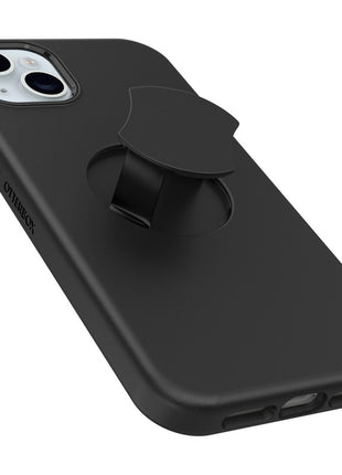 iPhone15Plusケース OtterGrip Symmetry 耐衝撃 MILスペック グリップ付 MagSafe ブラック