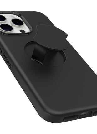 iPhone15ProMaxケース OtterGrip Symmetry 耐衝撃 MILスペック グリップ付 MagSafe ブラック