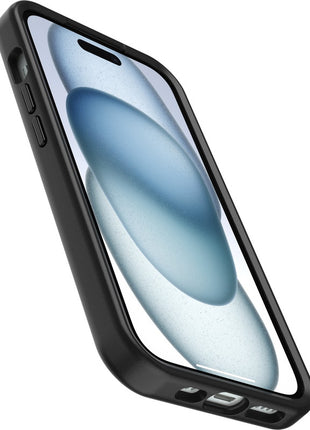 iPhone15ケース OtterGrip Symmetry 耐衝撃 MILスペック グリップ付 MagSafe ブラック