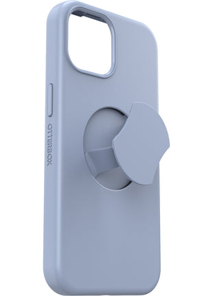 iPhone15ケース OtterGrip Symmetry 耐衝撃 MILスペック グリップ付 MagSafe ブルー