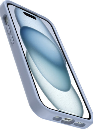 iPhone15ケース OtterGrip Symmetry 耐衝撃 MILスペック グリップ付 MagSafe ブルー