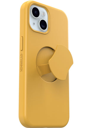 iPhone15ケース OtterGrip Symmetry 耐衝撃 MILスペック グリップ付 MagSafe アスペングリーム