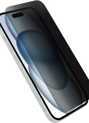 iPhone15フィルム Premium Pro Glass Antimicrobial Privacy Guard 抗菌性 プライバシー保護