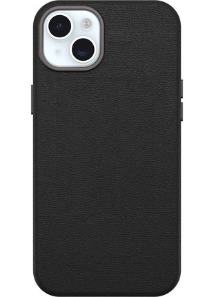 iPhone15Plusケース Symmetry Cactus Leather Noir Ash ブラック