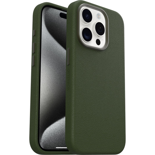 iPhone15Proケース Symmetry Cactus Leather Cactus Groove グリーン