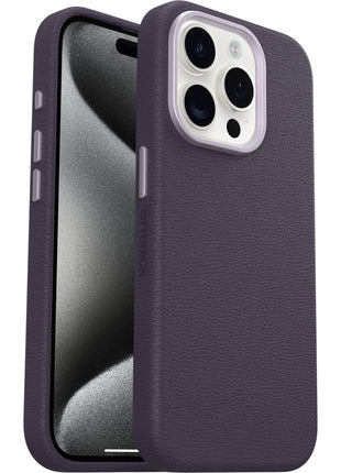 iPhone15Proケース Symmetry Cactus Leather Plum Luxe プラム