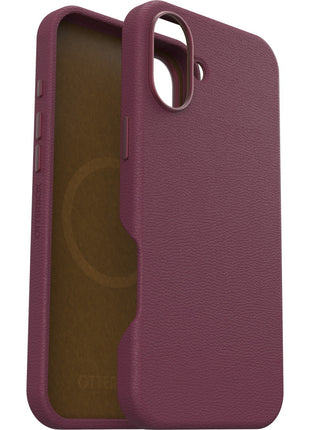 iPhone 16 Plusケース Symmetry Cactus Leather マルーンベルズ