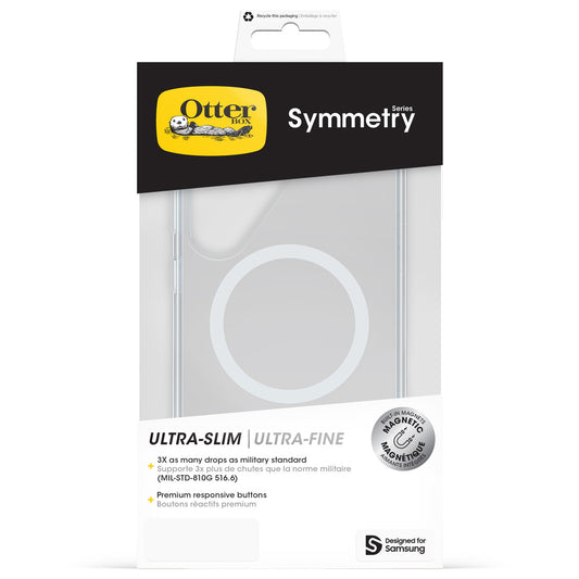 Galaxy S25 Ultraケース Symmetry Clear Magnets Qi2対応 耐衝撃 クリア