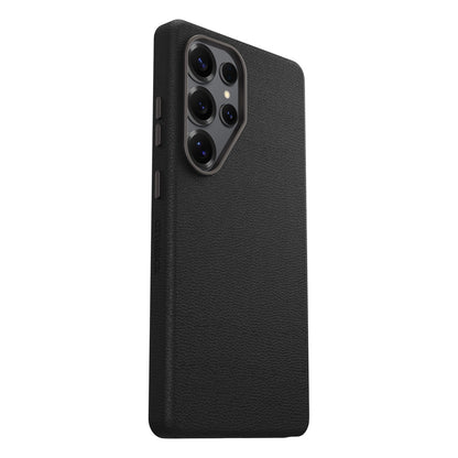Galaxy S25 Ultraケース Symmetry Cactus Leather サボテンレザー 植物性レザー 耐衝撃 ノアールアッシュ