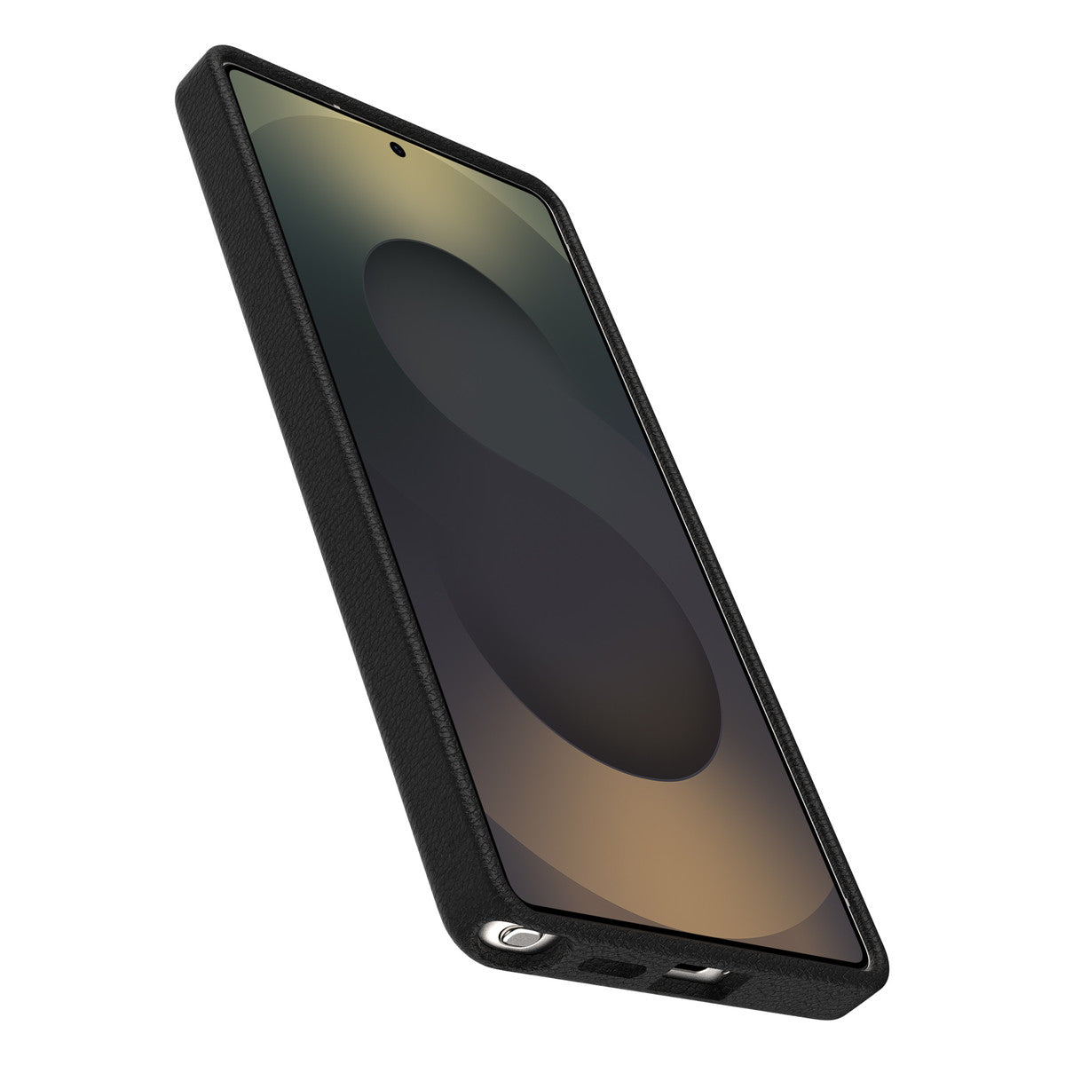 Galaxy S25 Ultraケース Symmetry Cactus Leather サボテンレザー 植物性レザー 耐衝撃 ノアールアッシュ