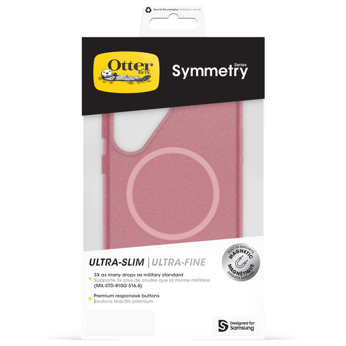 Galaxy S25 Ultraケース Symmetry Clear Magnets Qi2対応 耐衝撃 フォックスベリー