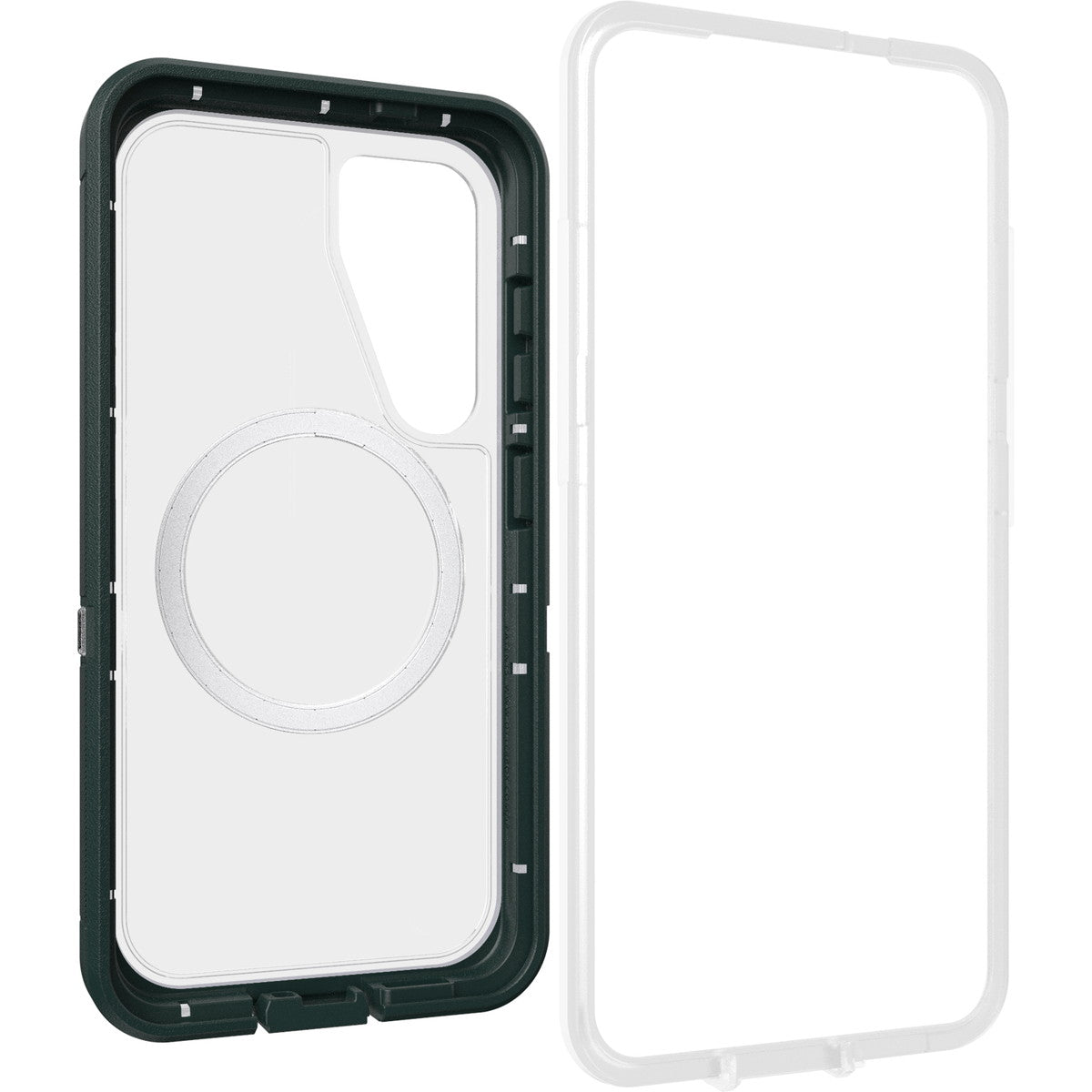 Galaxy S25ケース Defender XT Clear Magnets 耐衝撃 セージブラッシュ