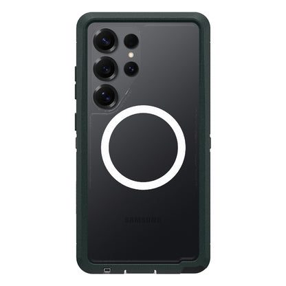 Galaxy S25 Ultraケース Defender XT Clear Magnets 耐衝撃 セージブラッシュ