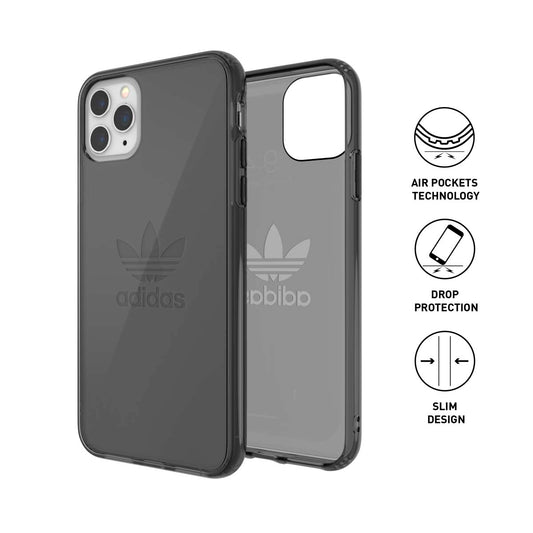 iPhone11ProMaxケース Protective Clear Case Big Logo FW19 スモーキー ブラック