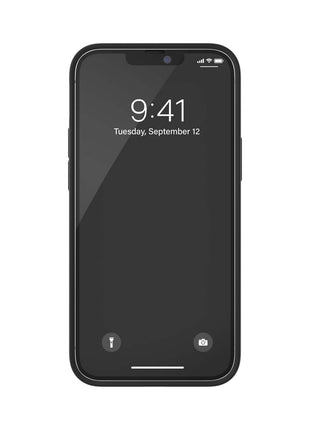 iPhone12miniケース Saffiano グリップケース ブラック