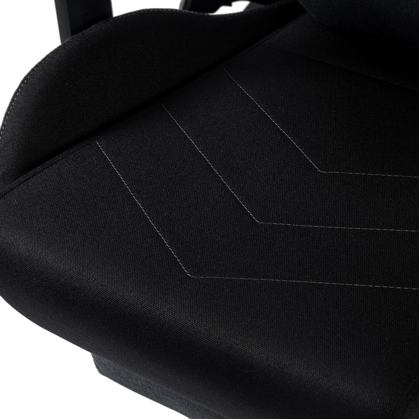 ゲーミングチェア VESTEX  S1 カラーファブリック フットレスト付 ブラック