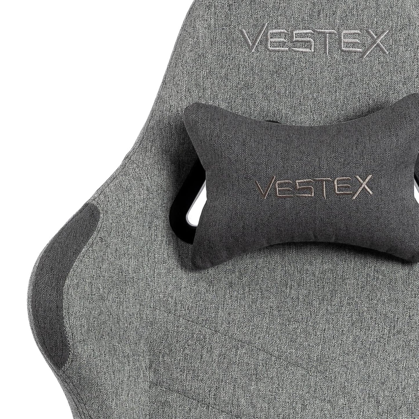 ゲーミングチェア VESTEX  S1 カラーファブリック フットレスト付 グレー