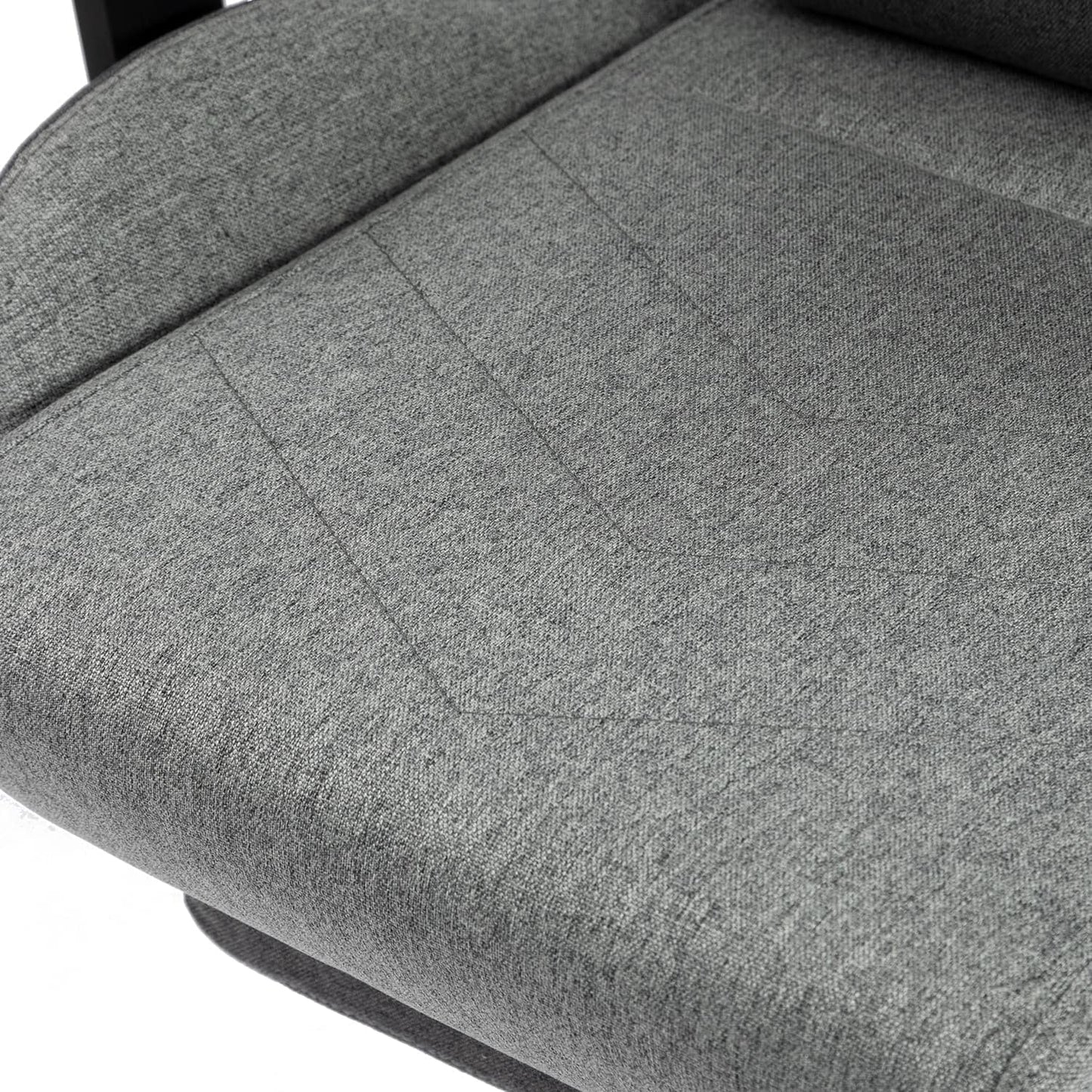 ゲーミングチェア VESTEX  S1 カラーファブリック フットレスト付 グレー