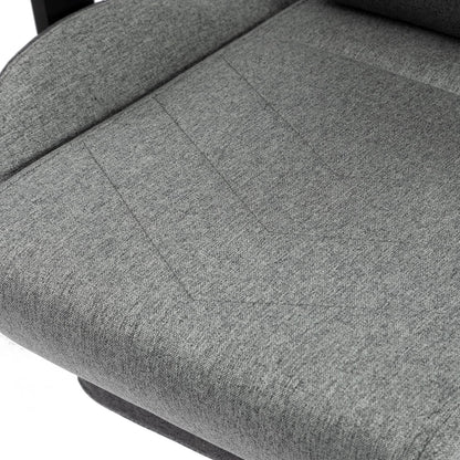 ゲーミングチェア VESTEX  S1 カラーファブリック フットレスト付 グレー