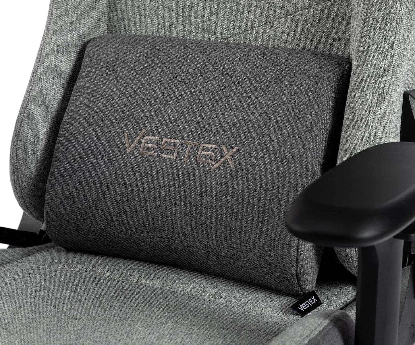 ゲーミングチェア VESTEX  S1 カラーファブリック フットレスト付 グレー