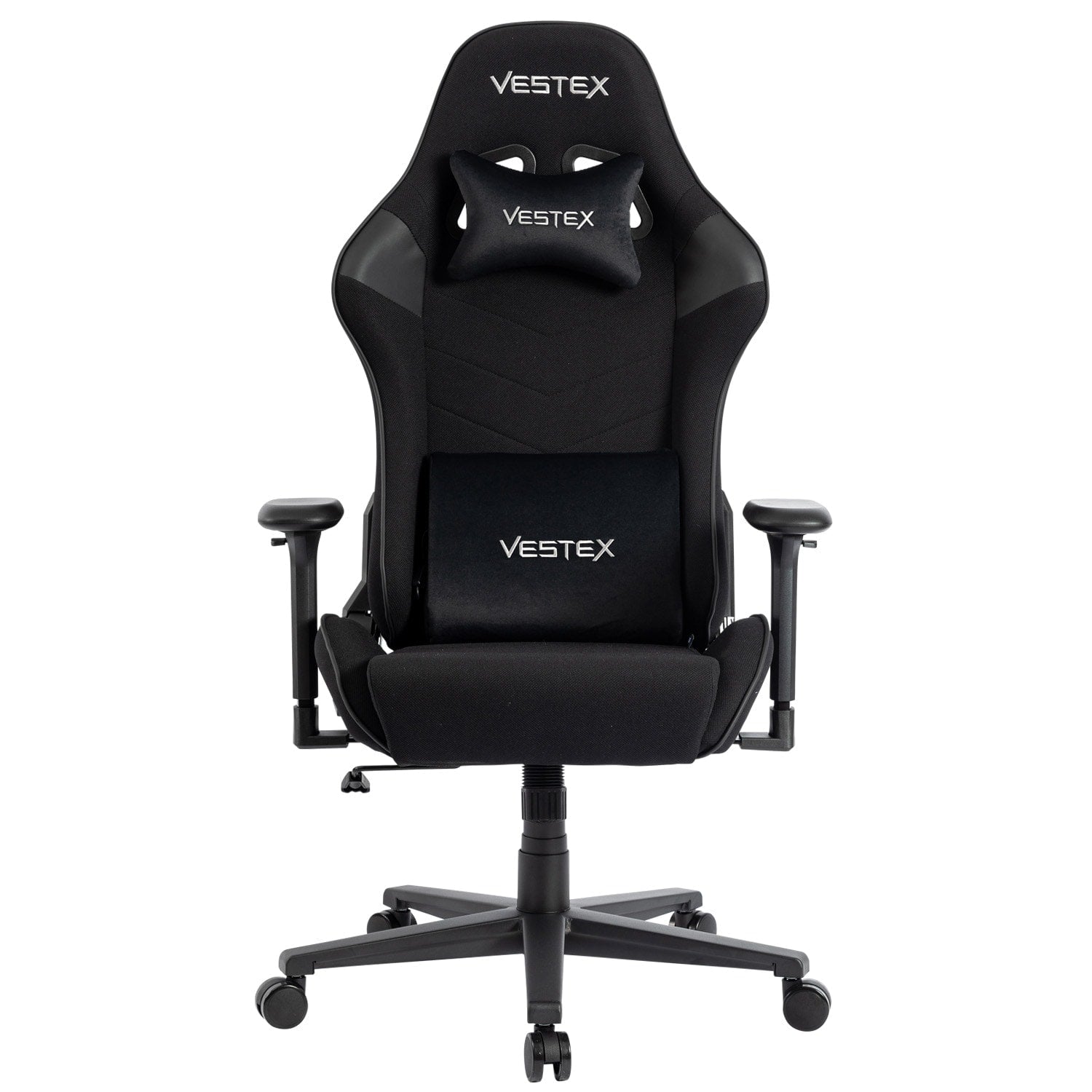 ゲーミングチェア※在庫わずか ゲーミングチェア VESTEX S2 メッシュファブリック ブラック