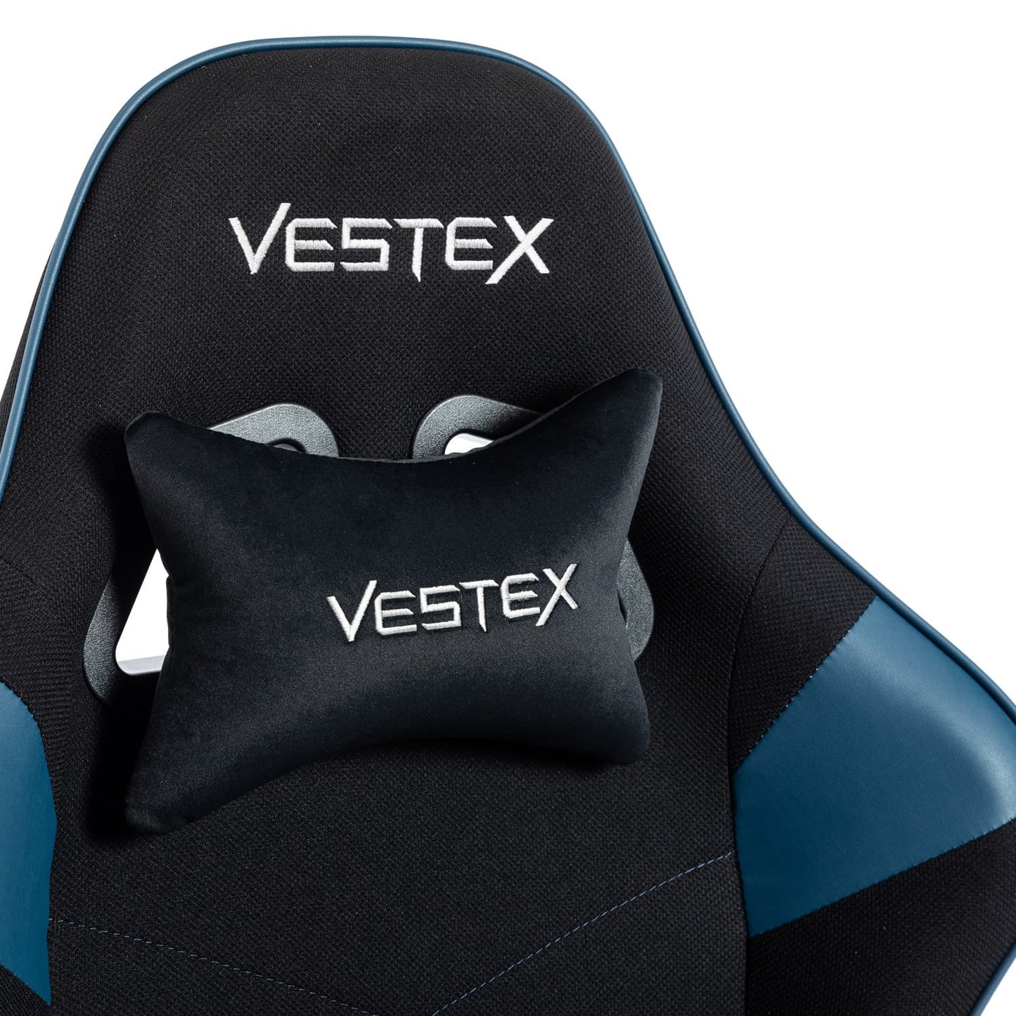 ゲーミングチェア VESTEX  S2 メッシュファブリック フットレスト付 ブルー