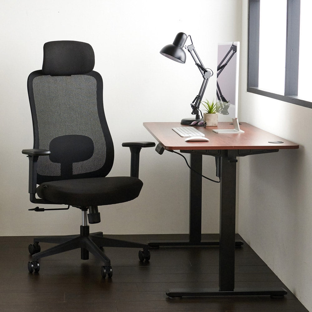 ワークチェア ROOM WORKS M2 シンプルベーシック ブラック/ブラック