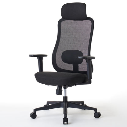 ワークチェア ROOM WORKS M2 シンプルベーシック ブラック/ブラック