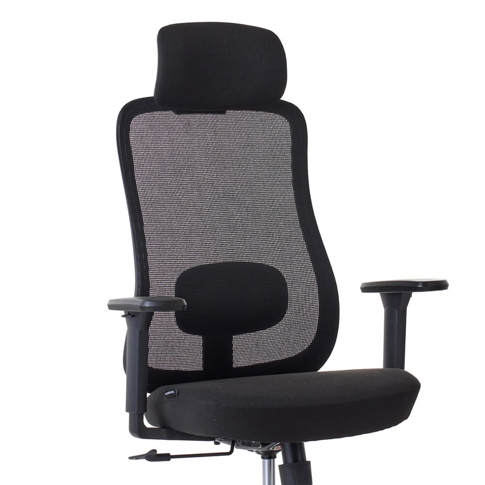 ワークチェア ROOM WORKS M2 シンプルベーシック ブラック/ブラック