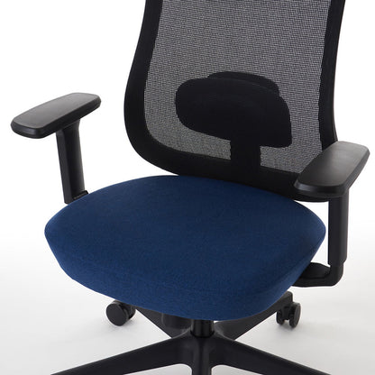 ワークチェア ROOM WORKS M2 シンプルベーシック ブラック/エメラルド