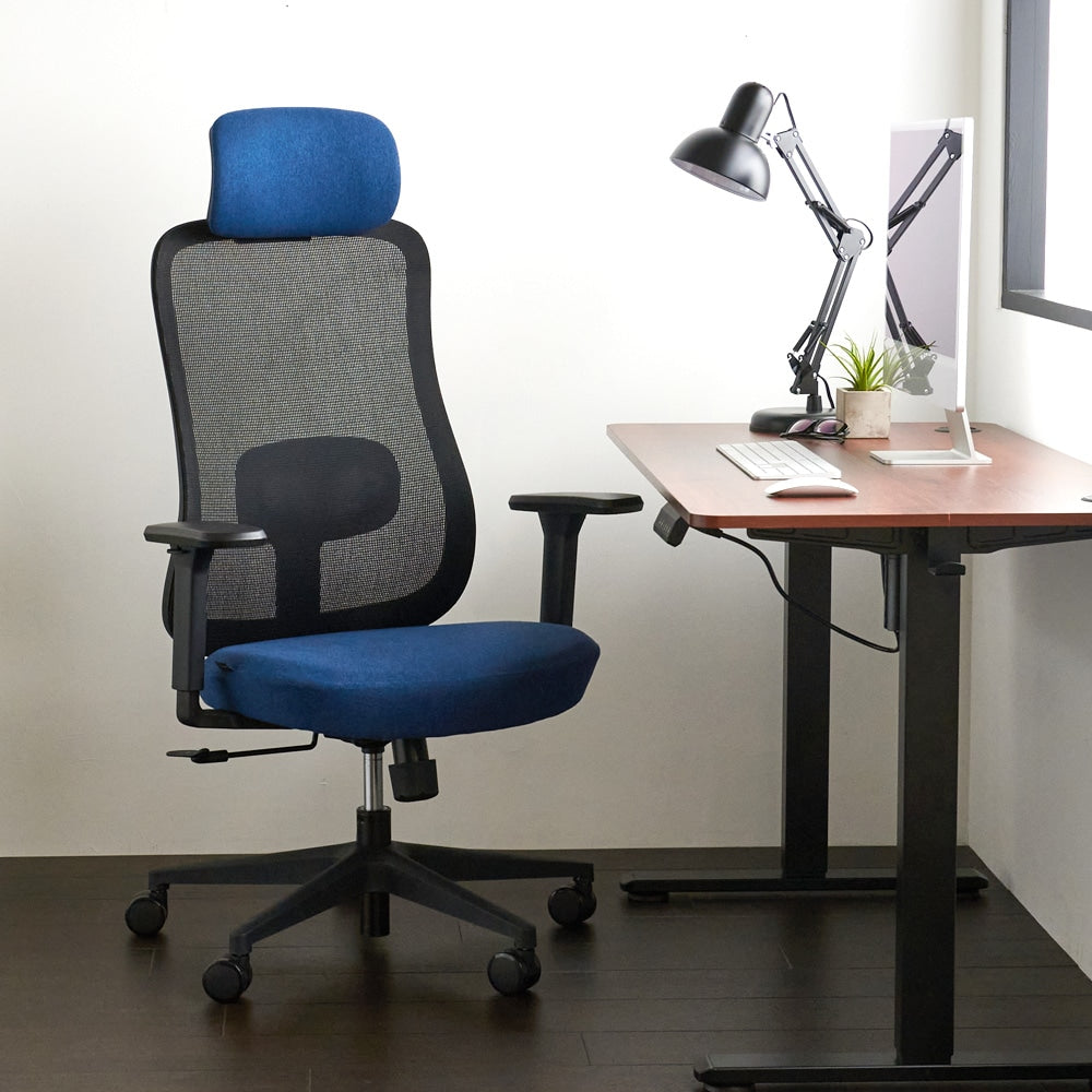 ワークチェア ROOM WORKS M2 シンプルベーシック ブラック/エメラルド