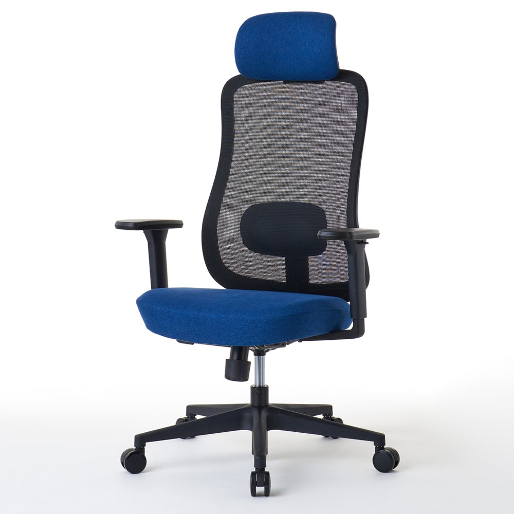 ワークチェア ROOM WORKS M2 シンプルベーシック ブラック/エメラルド