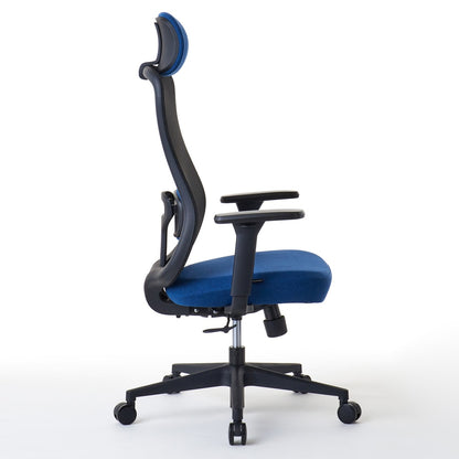 ワークチェア ROOM WORKS M2 シンプルベーシック ブラック/エメラルド