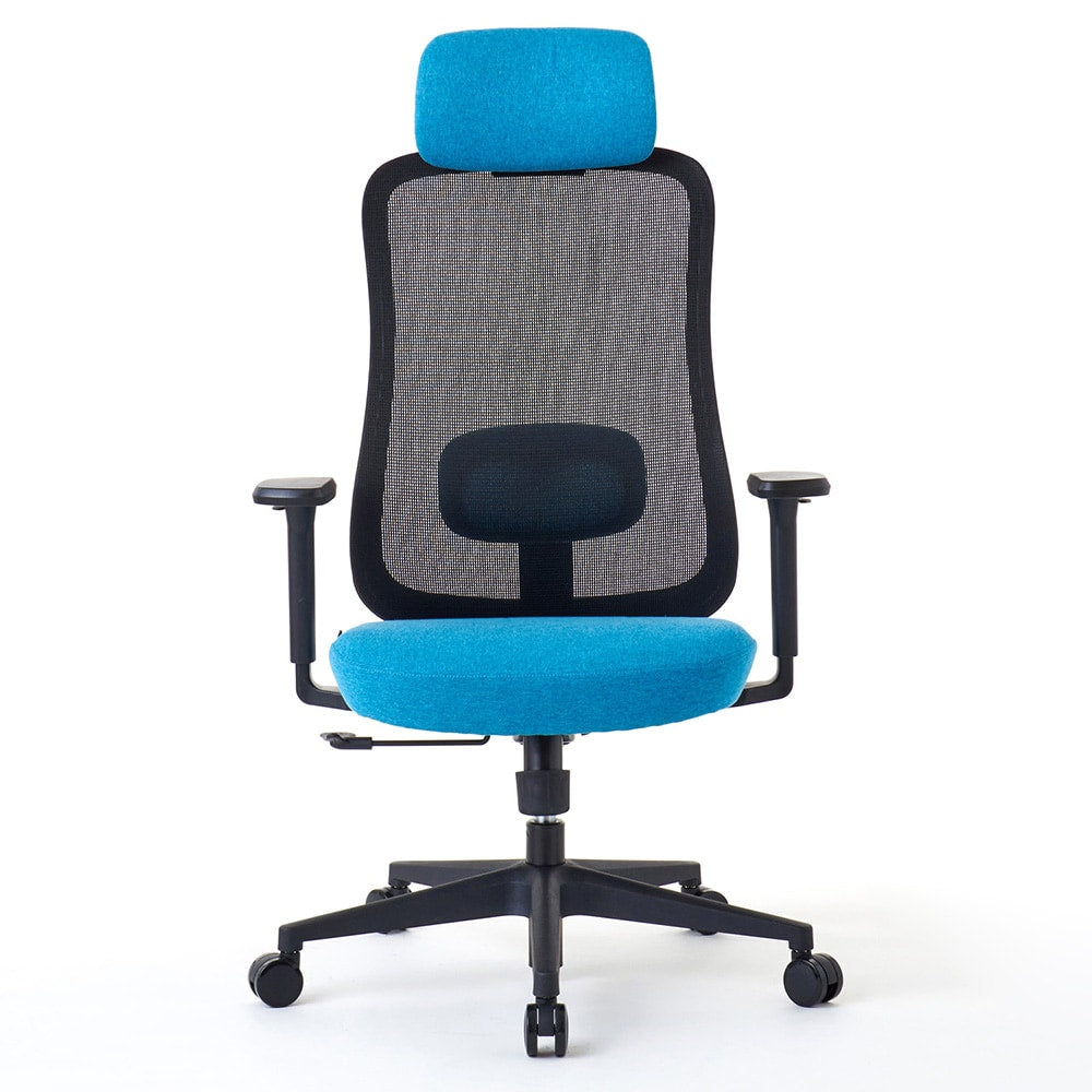 ワークチェア ROOM WORKS M2 シンプルベーシック ブラック/エメラルド