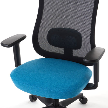 ワークチェア ROOM WORKS M2 シンプルベーシック ブラック/エメラルド