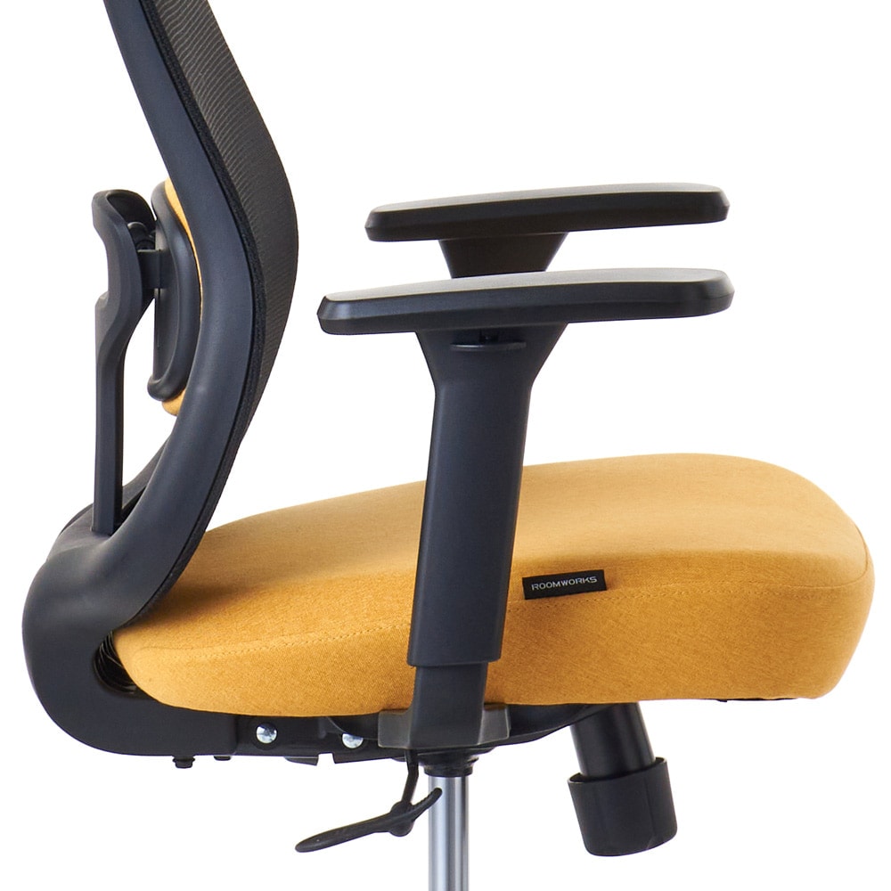 【限定割引中！！】if  swivel chair【新品・未使用】 ワークチェア ROOM WORKS M2 シンプルベーシック ブラック/イエロー