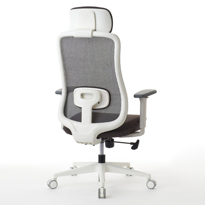 ワークチェア ROOM WORKS M2 シンプルベーシック ホワイト/グレー