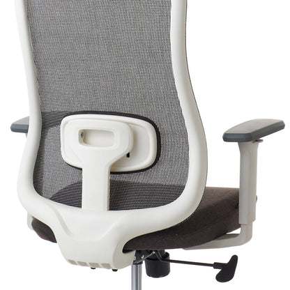 ワークチェア ROOM WORKS M2 シンプルベーシック ホワイト/ブラウン