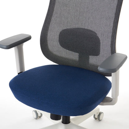 ワークチェア ROOM WORKS M2 シンプルベーシック ホワイト/ネイビー