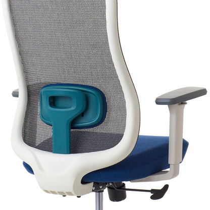 ワークチェア ROOM WORKS M2 シンプルベーシック ホワイト/ネイビー